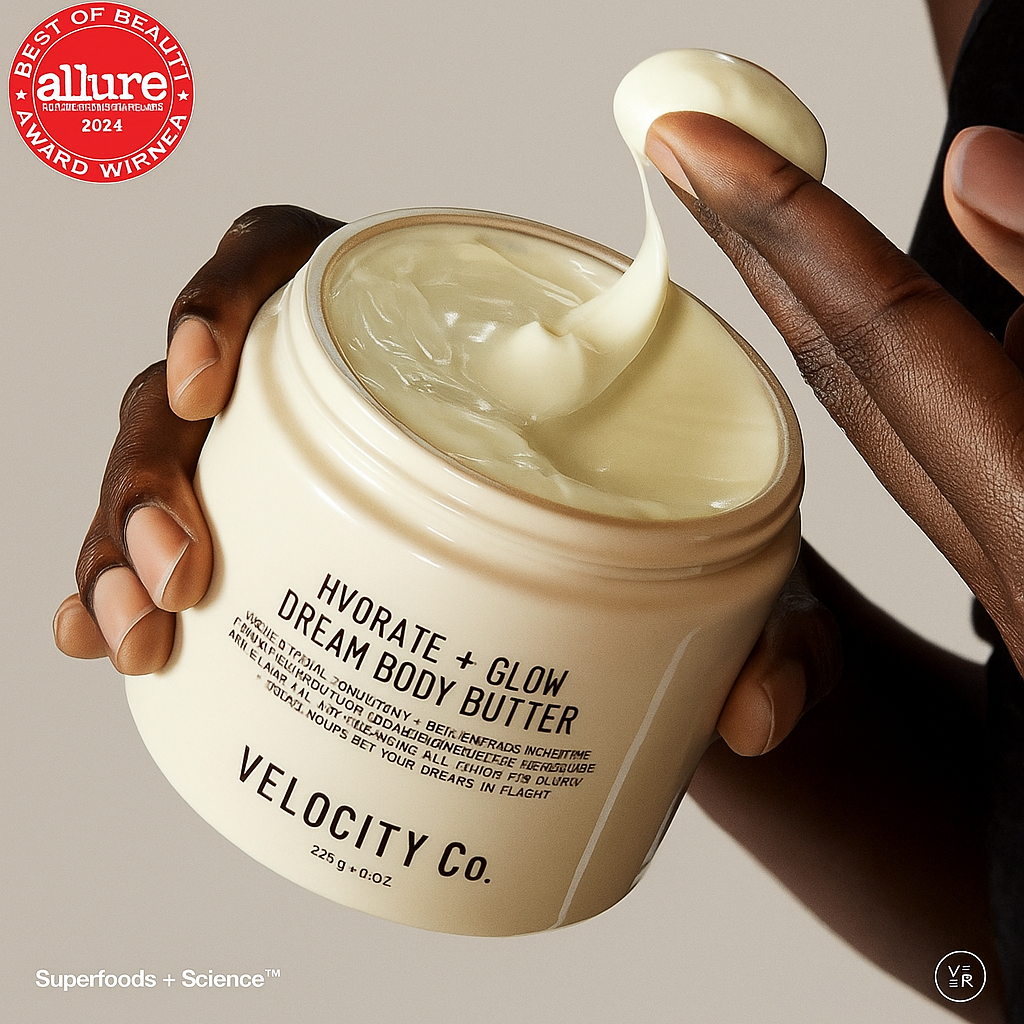 Superberry Hydrate + Glow Dream Body Butter, 3% Niacinamide + Jojoba Oil, Shea + Cupuaçu Butters, 48HR Moisturizer, Vegan