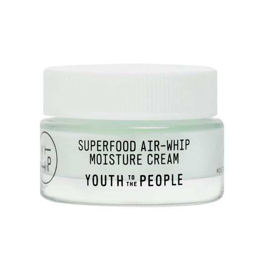 Superfood Air-Whip Moisture Cream - Kale + Green Tea Face Moisturizer, Hydrates up to 48HR for Plump, Glowing Skin, Formulated with Hyaluronic Acid, Non-Greasy, for All Skin Types