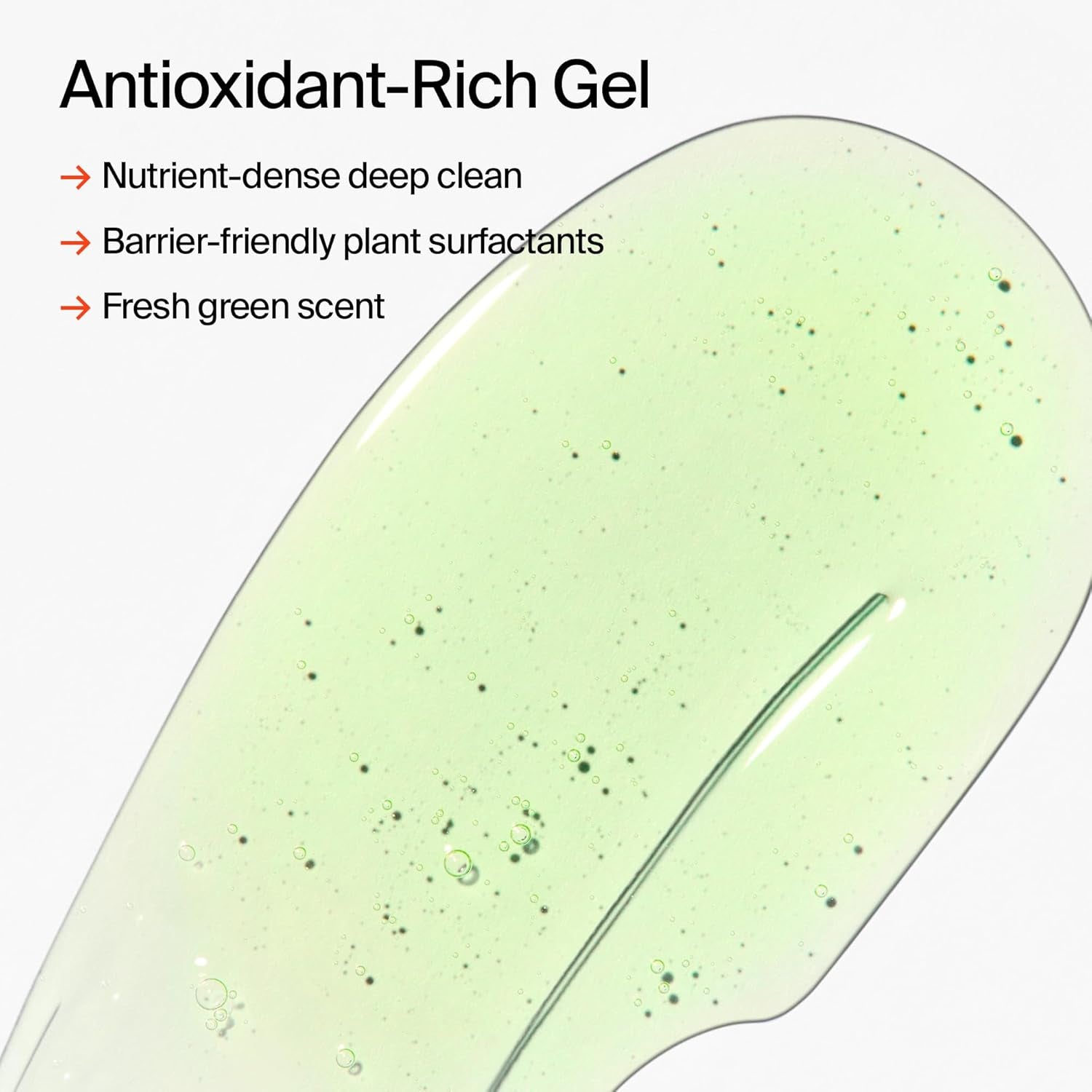 Superfood Facial Cleanser - Kale + Green Tea Daily Face Wash, Gentle Makeup Remover, with Antioxidants for Glowing Skin & Less Visible Pores, Award-Winning, Refillable Packaging